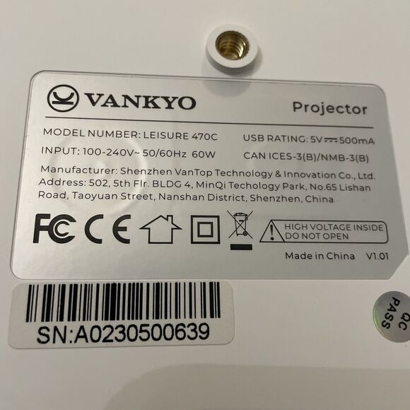 Vankyo Leisure 470R White Projector for Home Entertainment TESTED - Picture 2 of 16